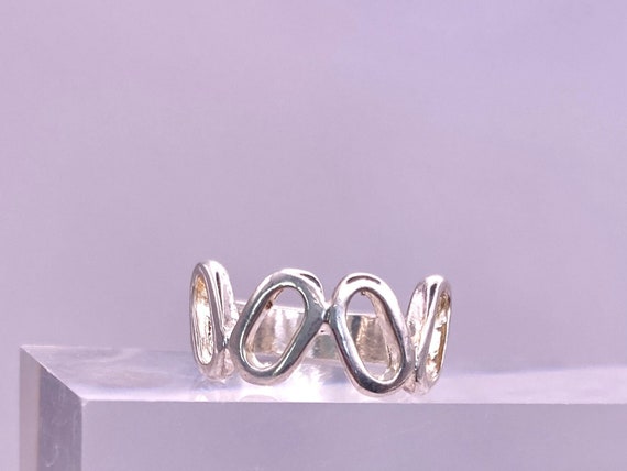 Vintage Oval Design Solid Silver 925 Hallmarked R… - image 8