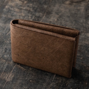 Porta carte in pelle personalizzato Porta carte in pelle Portafoglio sottile in pelle Portafoglio minimalista Porta carte da uomo Pelle naturale