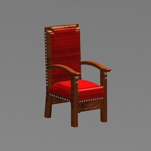 STL File Antique Chair For 3D Printing