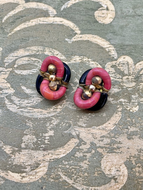 Vintage 60s Archimede Seguso earrings for Chanel … - image 1