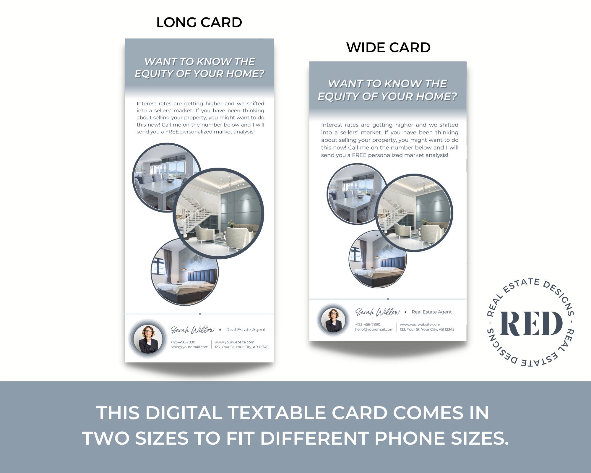 Textable Prospecting Digital Card Generate Leads CMA - Etsy