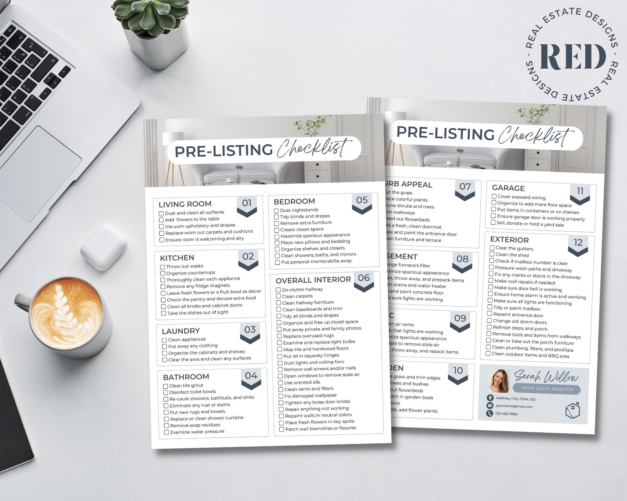 Pre-listing Checklist for Realtors Real Estate Farming Realtor ...