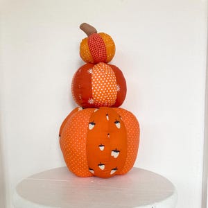 PDF Pumpkin Sewing Pattern | ENGLISH | Home Decor | Autumn | Fabric Pumpkins | 3 Sizes Tamplate | Step By Step Tutorial Instant Download
