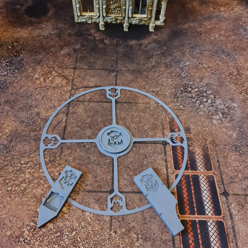 Warhammer 40k Objective Marker Game Set Combat Gauge Wound Marker Objective Marker Game Aid Set