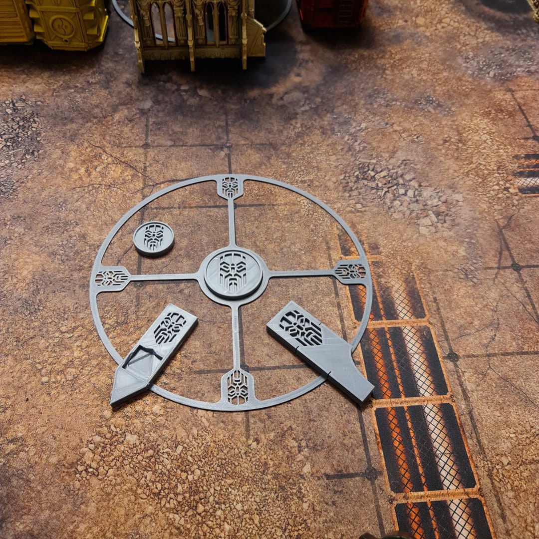Warhammer 40k Objective Marker Game Set Combat Gauge Wound Marker Objective Marker Game Aid Set