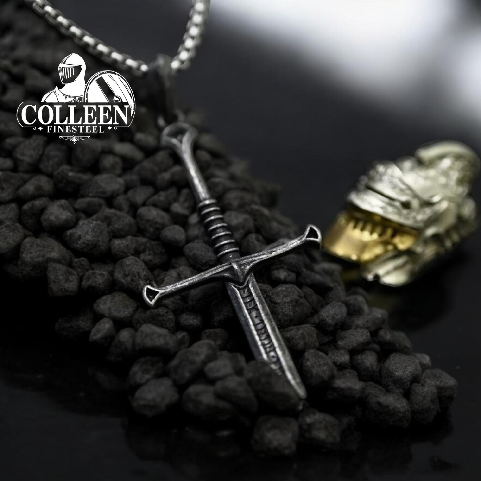 Sword cross necklace - Etsy 日本