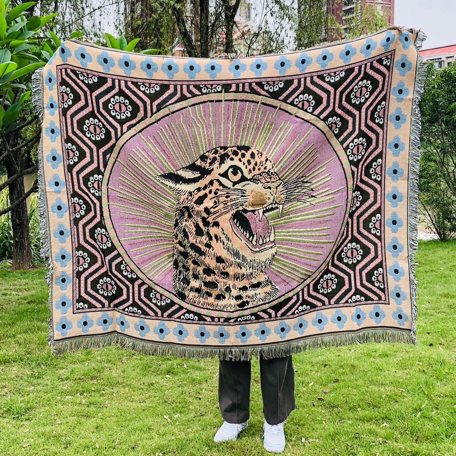 Leopard print weighted blanket sale
