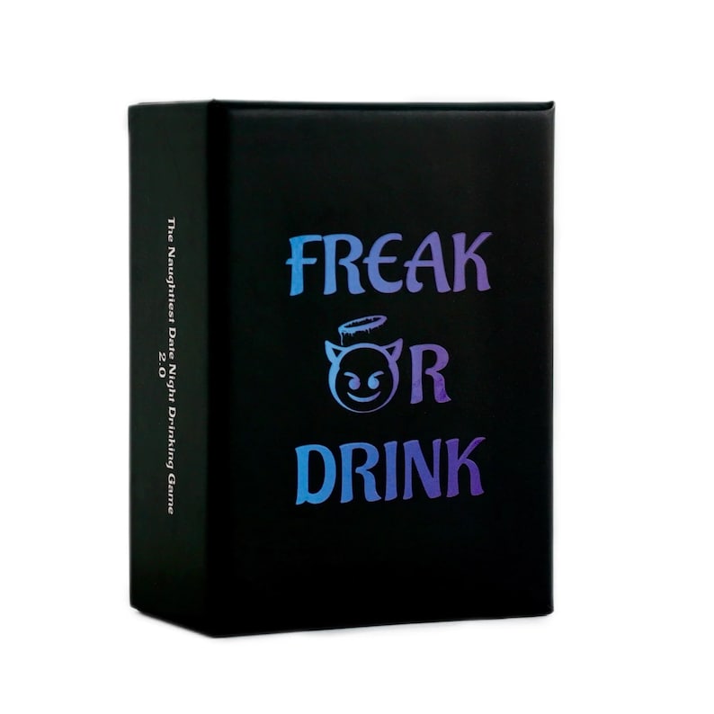 Freak or Drink 2.0 Couple Drinking Card Game Date Night Anniversary