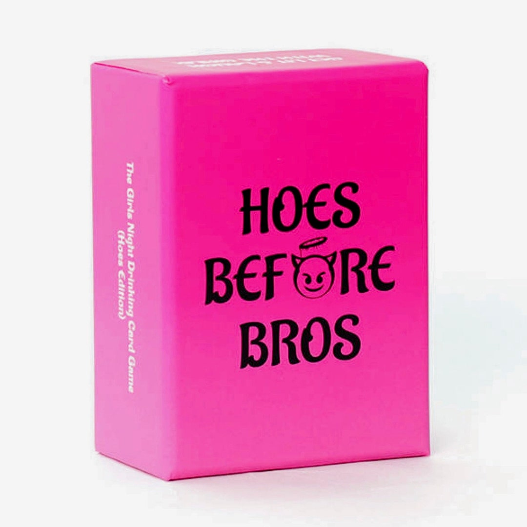 HOES BEFORE BROS the Ultimate Girls Night Drinking Game Perfect for Hen