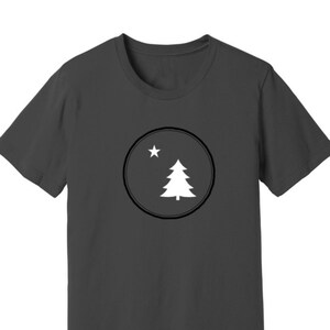 1901 Maine Flag Unisex Jersey Tee,Original Star Pine Flag Shirt,Gift Birthday Xmas Vacation Valentines Chanukah,Back-to-School tee
