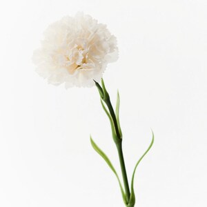 Real touch carnation single stem artificial flower