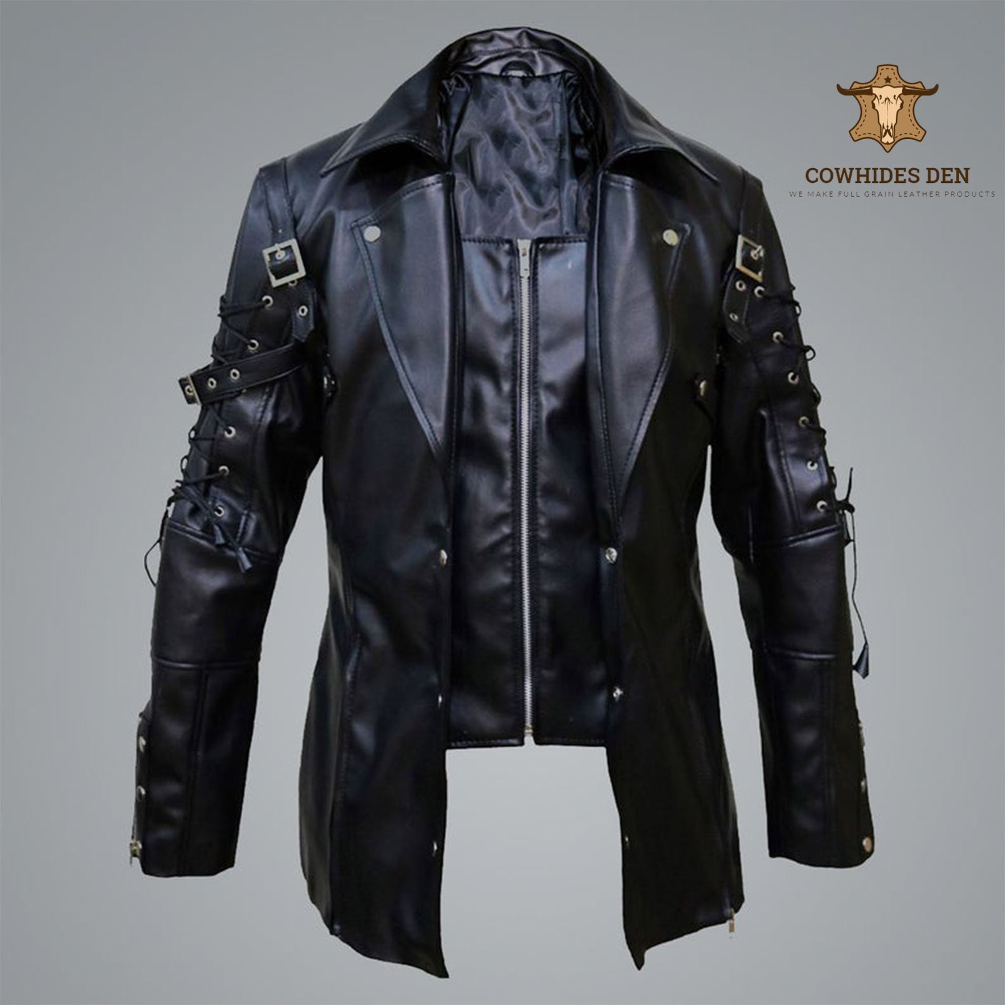 steampunk leather jacket