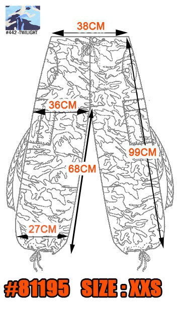studs camouflage parachute pants Y2K 平成
