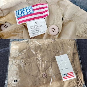 Pantalon large UFO kaki vintage image 2