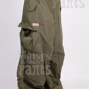 Unisex Supersized Soft micro UFO parachutepant Y2k retro wind cargobroek