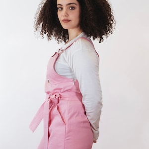 MAPLE dungaree | cotton dungarees | pink overalls | women&#39;s jumpsuit | comfy dungarees | summer overalls | summer dungarees | festival wear