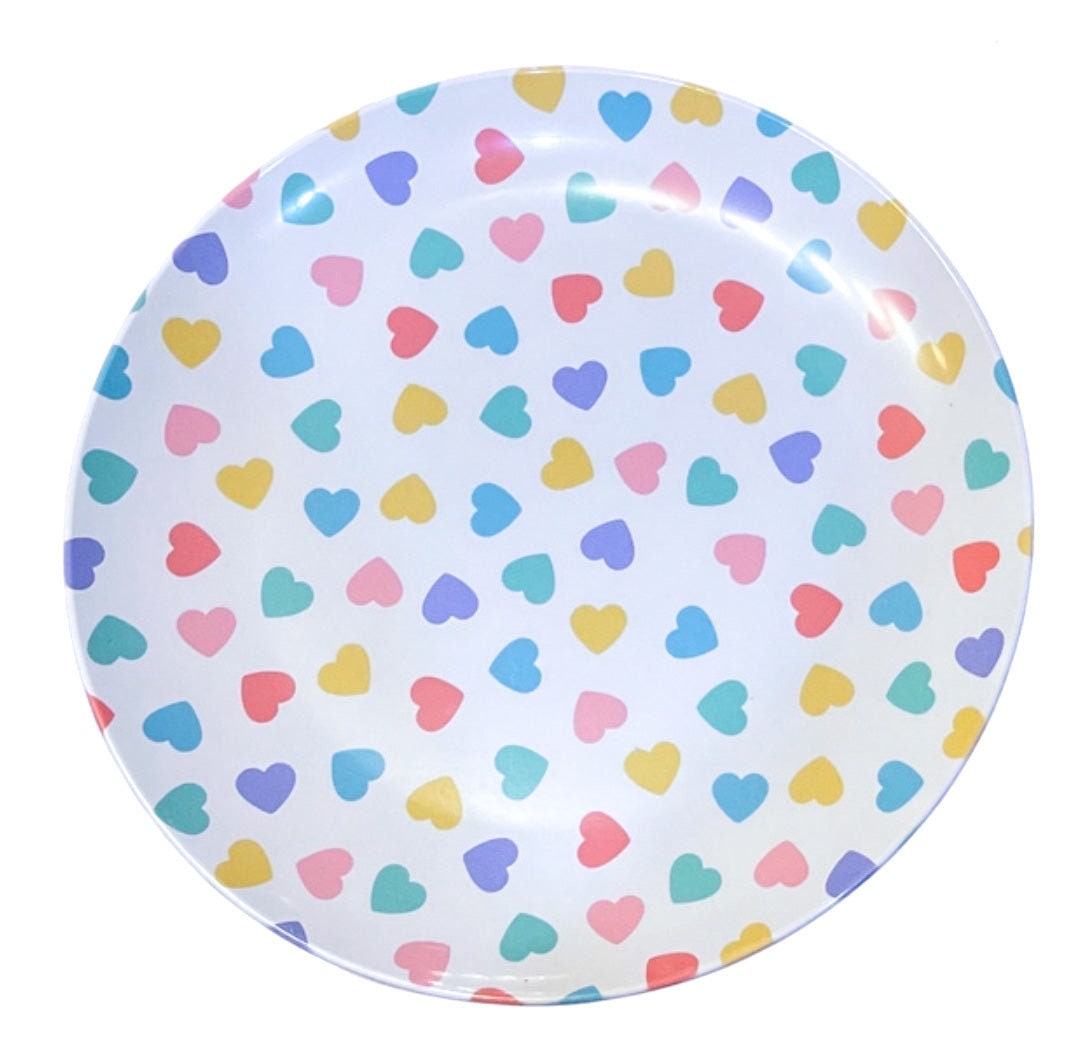 Valentine Melamine Plates Etsy