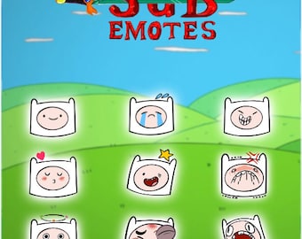 Adventure Time Emotes - FLYNN Pack (Twitch - YouTube - ...)