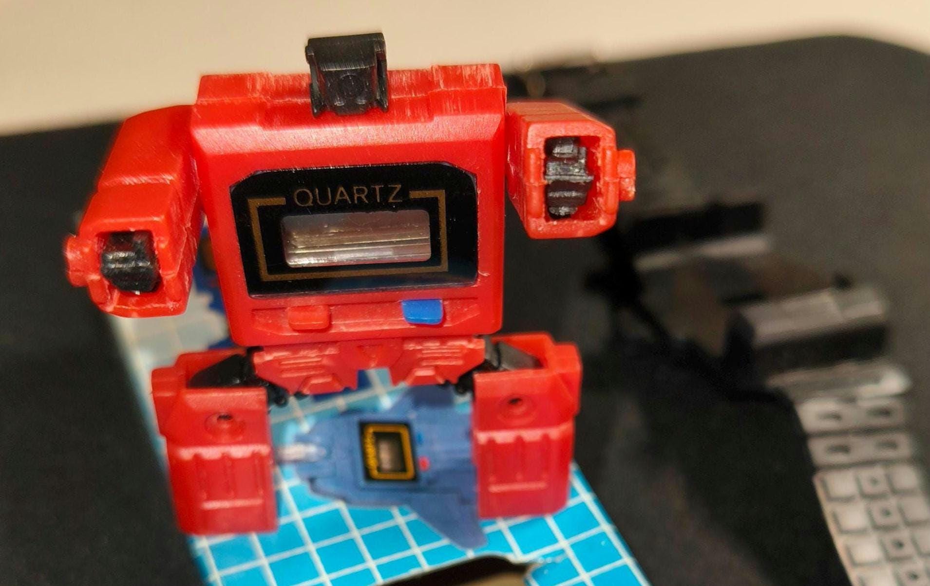 Quartz robot watch hot sale