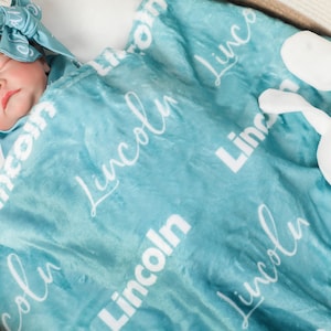Personalized Baby Name Blanket | Kids Name Blanket | Name Blanket for Boy | Soft Blanket with Name | Personalized Blanket For Your Son