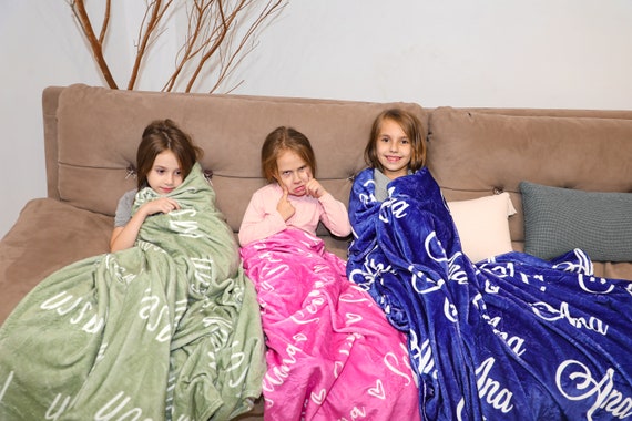 Name blankets online for toddlers