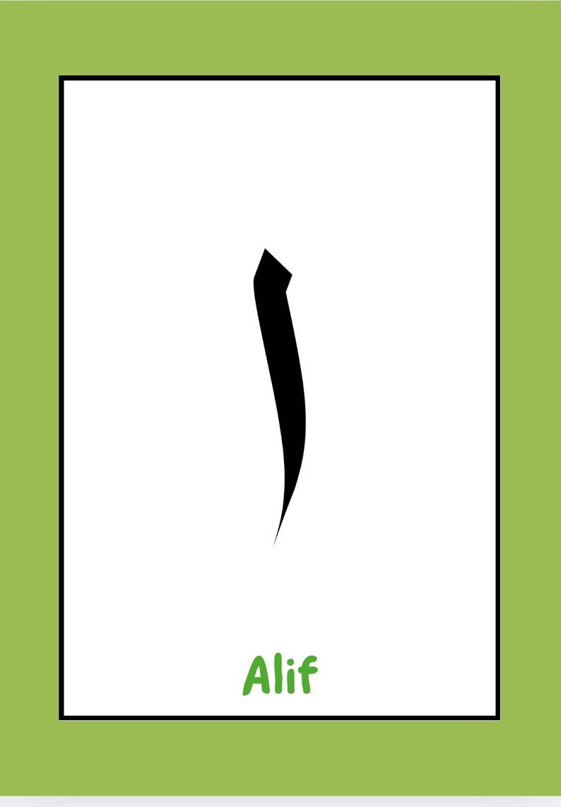 Arabic Alphabet Book: Printable Learning Resource (digital Download) - Etsy