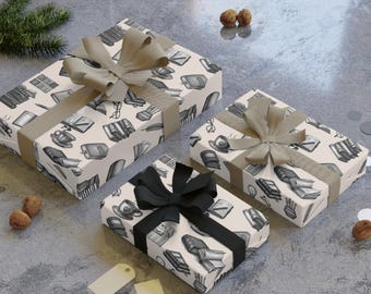 Book Lover's Wrapping Paper | Library & Academic Gift Wrap