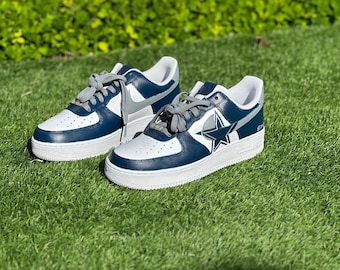 Custom Dallas Cowboys Air Force 1&#39;s