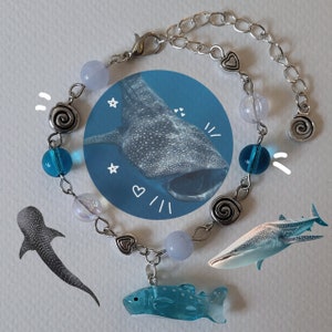 whale shark matching charm bracelets