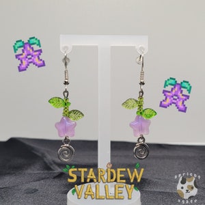 stardew valley stardrop earrings