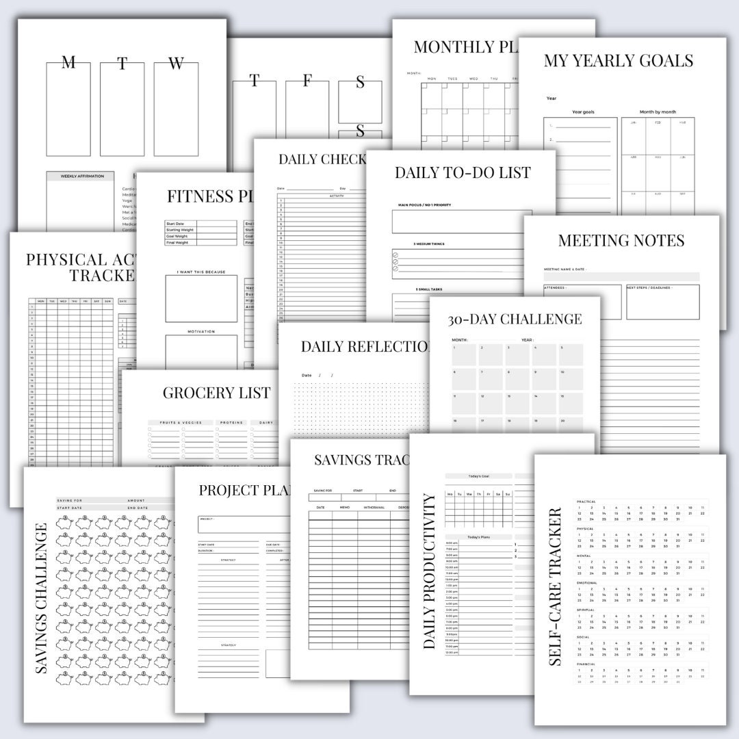 daily-life-planner-minimalist-planner-productivity-bundle-dream-life