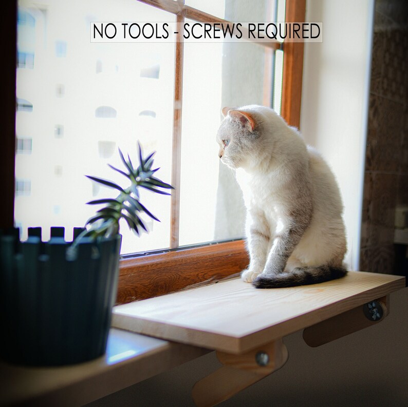 Cat Window Perch No Tools No Screws No Drill Needed Etsy