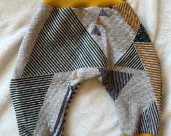 Pantalones bombachos para niños, estampado retro, pantalones deportivos para niños, pantalones para niños