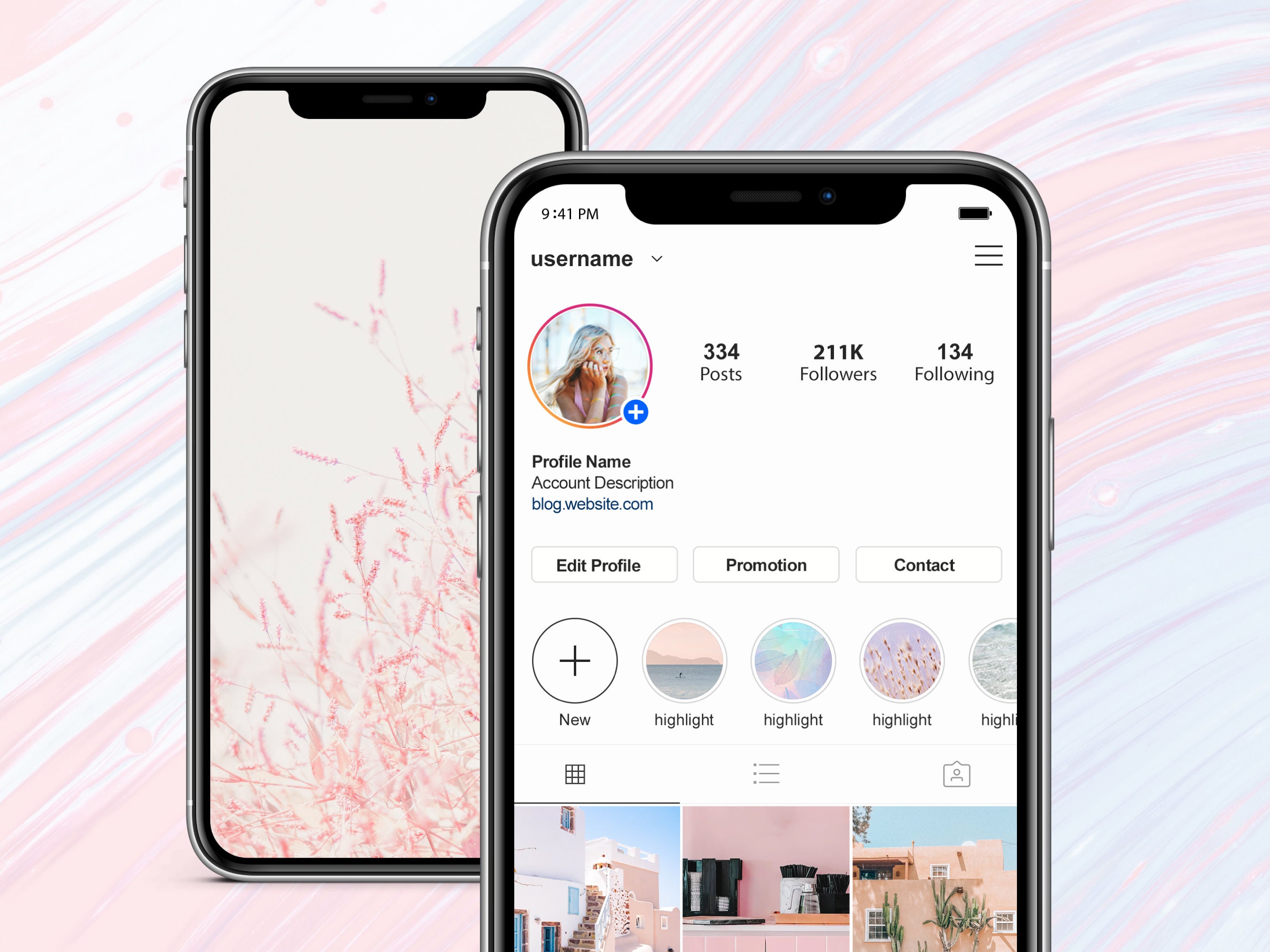 24 Pastel Instagram Highlight Covers Pastel Instagram Story Etsy