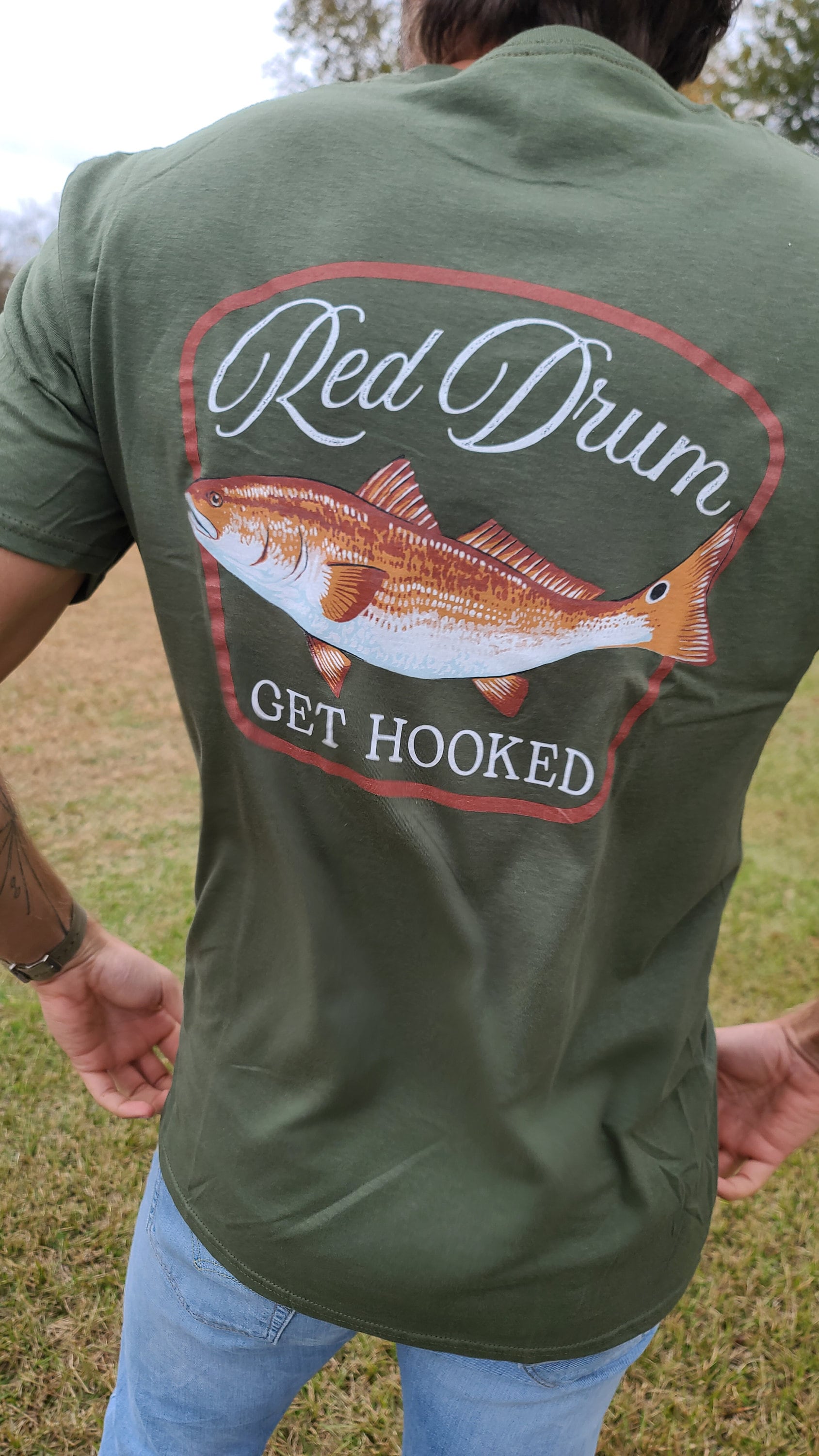 Fisherman Shirt | Red Drum Shirt, North Carolina Fish, Fisherman Gift, Fishing Shirt, Dad Gifts, Fisherman Shirt, Fishing Gifts