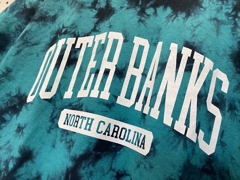 outer banks tie dye shirt