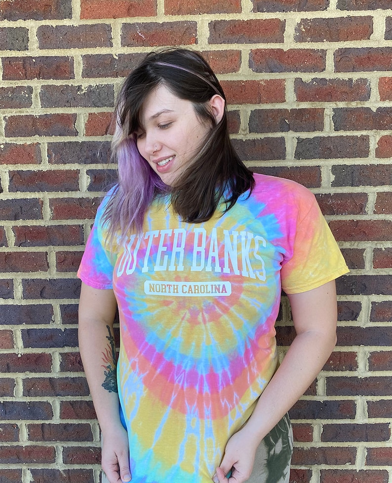 outer banks tie dye shirt