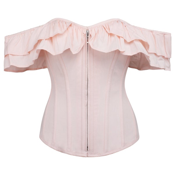 Pink Cotton Corset Top main image 0