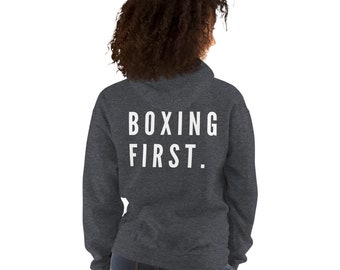 Unisex 'Boxing First'-hoodie
