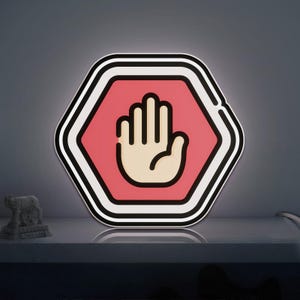 Stop Sign 3D Novelty Light Box for Offices, Safety Decor, Ideal for Traffic Instructors