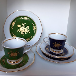 Winterling Bavaria coffee cups / breakfast sets (2 pers.)
