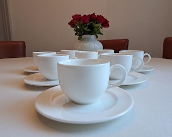 Villeroy & Boch Tipo Weiss coffee/tea set (8 pers.), cup and saucer