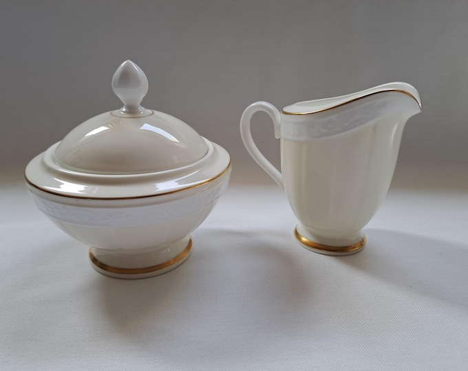 Villeroy & Boch Ivoire cream set, sugar bowl, milk jug