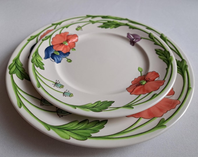 Villeroy & Boch Amapola individual plates, breakfast plate, dinner plate