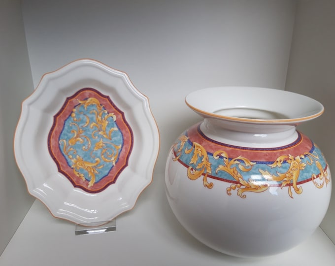 Villeroy & Boch Vivaldi Vase and serving bowl