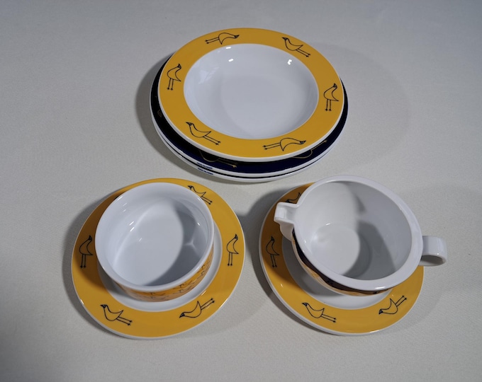 Arzberg Bavaria Flying Object loose tableware (2nd choice), dinner plate, soup plate, soup bowl, sauciere