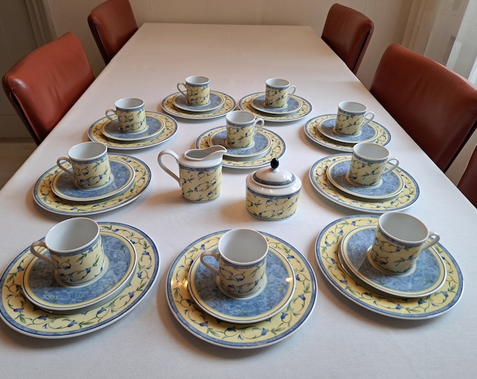 Winterling Bavaria breakfast set Dessina Celia (10 pers.), breakfast plates, cup and saucer, cream set