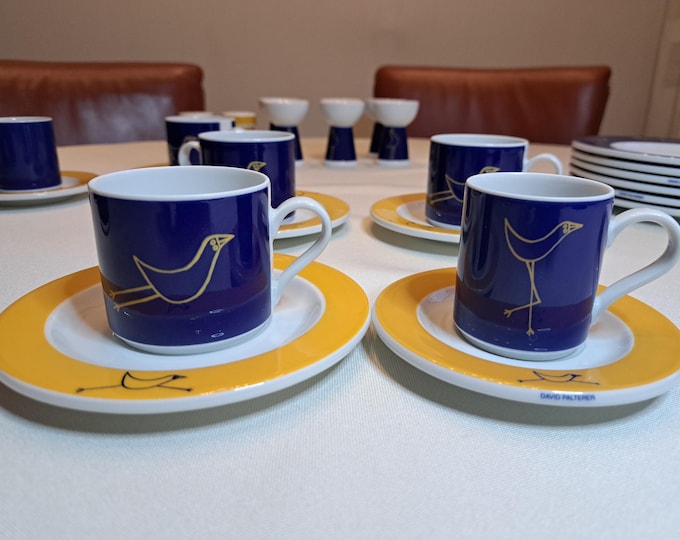 Arzberg Bavaria Flying Object espresso cup, coffee cup, cream set