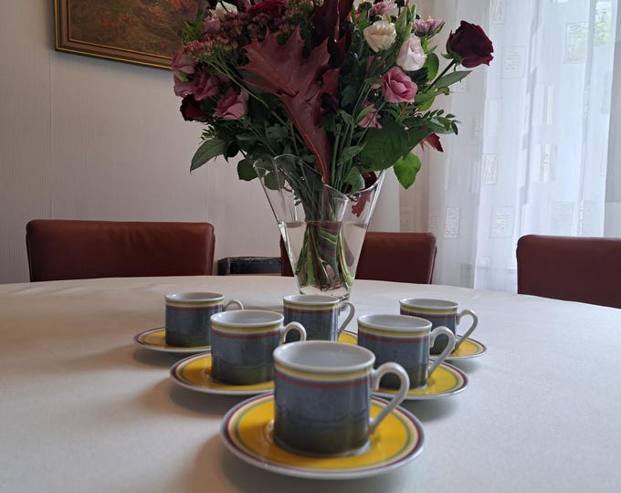 Villeroy & Boch Switch 1 Beala mocha/espresso set (6 pers.), espresso cup and saucer