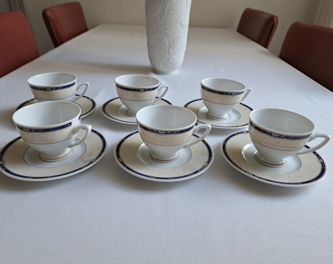 Winterling Marktleuthen Bavaria tea/coffee cups (6 pers.)
